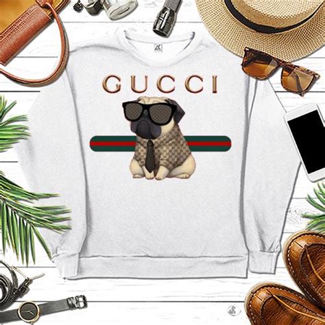 gucci dog black crew neck